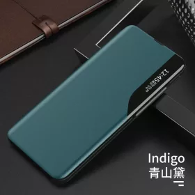 Eco Leather View Case intelligens fliptok Samsung A42 5G zöld-0000000018325 2 kép