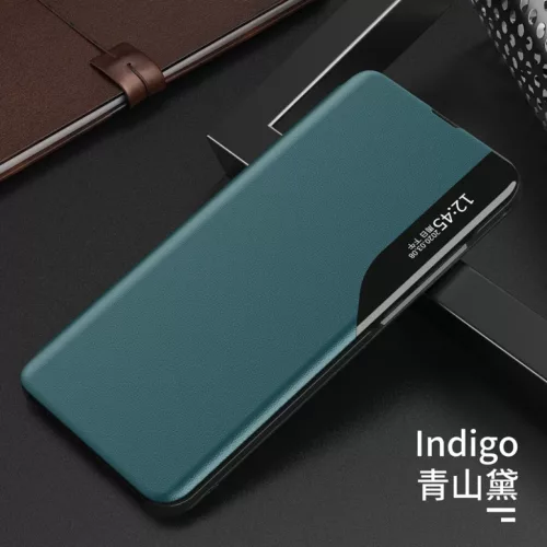 Eco Leather View Case intelligens fliptok Samsung A42 5G zöld-0000000018325 2 kép