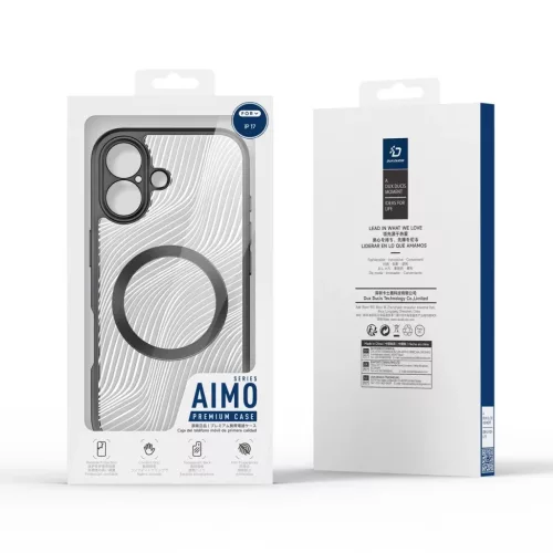  iPhone 17 Fekete Dux Ducis Aimo Mag mágneses gyűrűvel ellátott to-6971824153309 9 kép