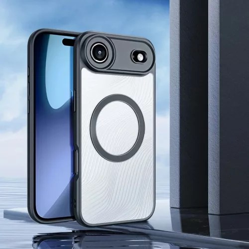  iPhone 17 Dux Ducis Aimo Mag Fekete Air tok mágneses gyűrűvel-6971824153316 3 kép