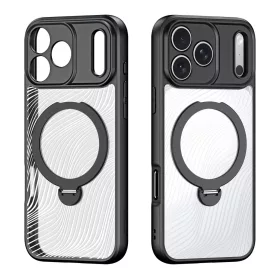  Apple iPhone 17 Pro Fekete Dux Ducis Aimo Mag Mágneses Gyűrűvel é-6971824153361 2 kép