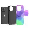 iPhone 13 mini matt TPU tok kameralencse védővel színes mintával (-1200000025799 1 kép