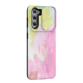   iPhone 13 mini matt TPU tok kameralencse védővel színes mintával (ip-13-mini-tpu-lens-design-2)