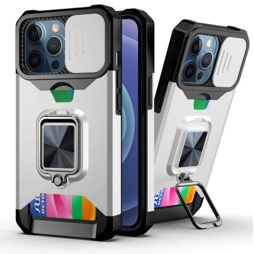 iPhone 13 Pro Max Ring Armor tok kameralencse védővel, kihajtható t-1200000025846 1 kép