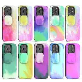 iPhone 13 Pro Max matt TPU tok kameralencse védővel színes mintáva-1200000025814 1 kép