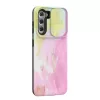 iPhone 13 Pro Max matt TPU tok kameralencse védővel színes mintával (ip-13-pro-max-tpu-lens-design-2)