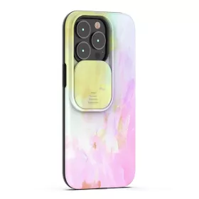   iPhone 13 Pro matt TPU tok kameralencse védővel színes mintával (ip-13-pro-tpu-lens-design-2)