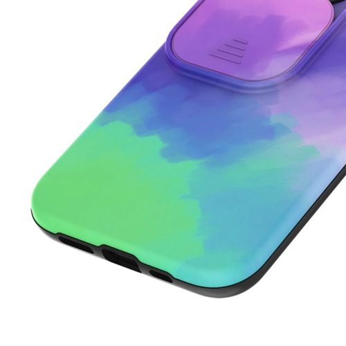 iPhone 13 matt TPU tok kameralencse védővel színes mintával (ip-13-1200000025804 4 kép
