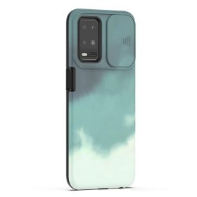   iPhone 13 matt TPU tok kameralencse védővel színes mintával (ip-13-tpu-lens-design-3)