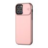 iPhone 13 mini matt TPU tok kameralencse védővel világos rózsaszí-1200000025740 6 kép