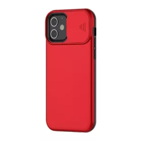   iPhone 13 mini matt TPU tok kameralencse védővel piros (ip13-mini-tpu-lens-red)