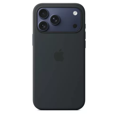 Apple iPhone 17 Pro Max Szilikon Tok MagSafe-fel – Fekete-195950664133 2 kép