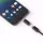 Micro USB - USB Type C OTG USB átalakító adapter fekete- 1 kép