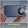 Honor Magic8 Lite Szénszálas Textúrájú TPU Tok (Kék) tok- 5 kép