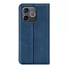 Honor 600 Lite retró mintás mágneszáras műbőr telefontok (söté- 1 kép