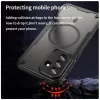 Samsung Galaxy A57 5G Armor Glaze MagSafe mágneses telefontok (fekete- 2 kép