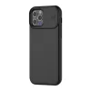 Samsung A72 matt TPU tok kameralencse védővel fekete (sam-a72-tpu-lens-black)