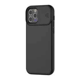   Samsung A72 matt TPU tok kameralencse védővel fekete (sam-a72-tpu-lens-black)