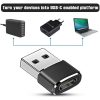 USB Type-C (USB-C) - USB 2.0 OTG USB átalakító adapter fekete- 4 kép